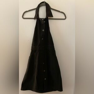 Free People Denim Halter Mini